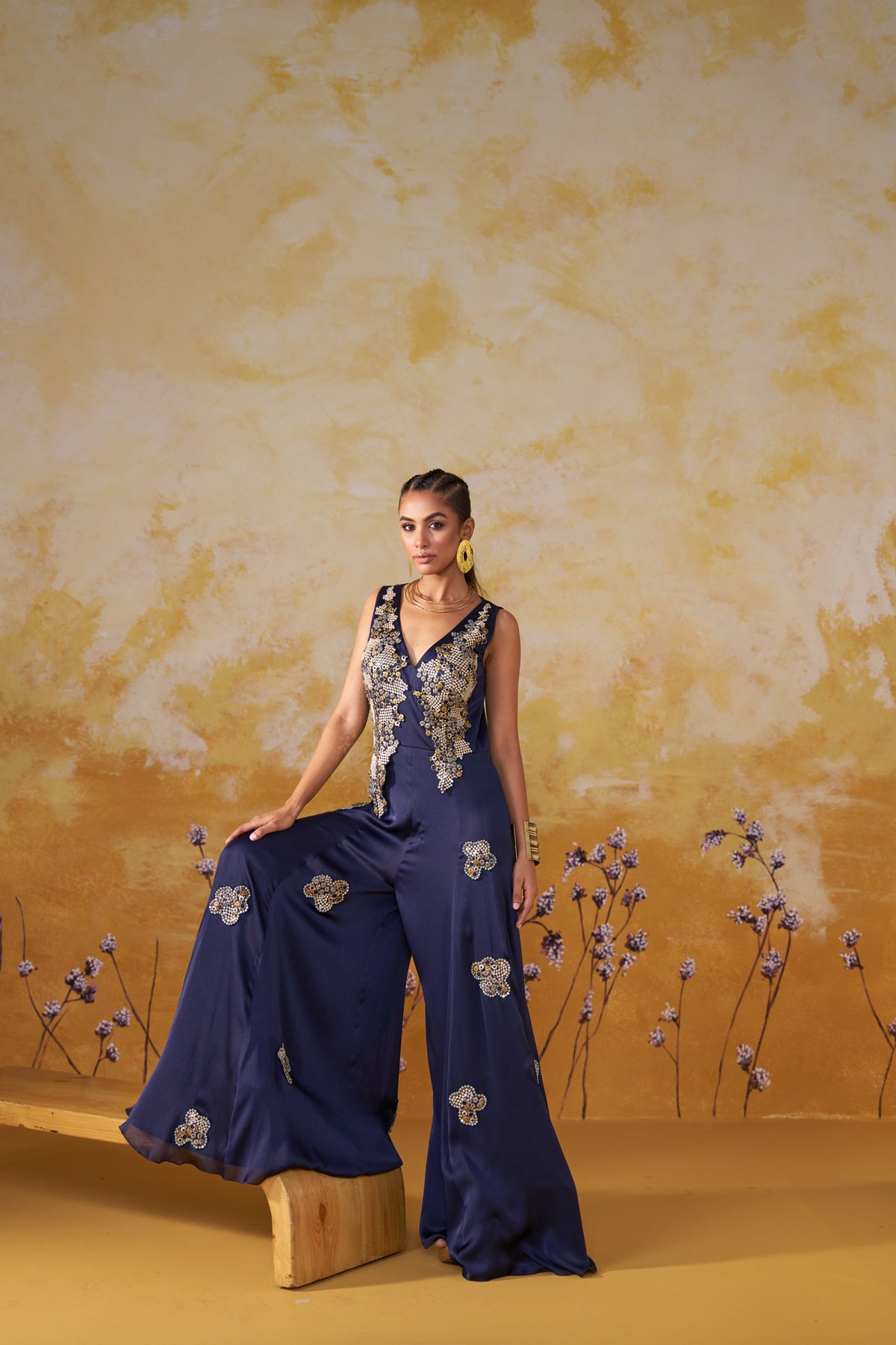 Navy Luxe Jumpsuit