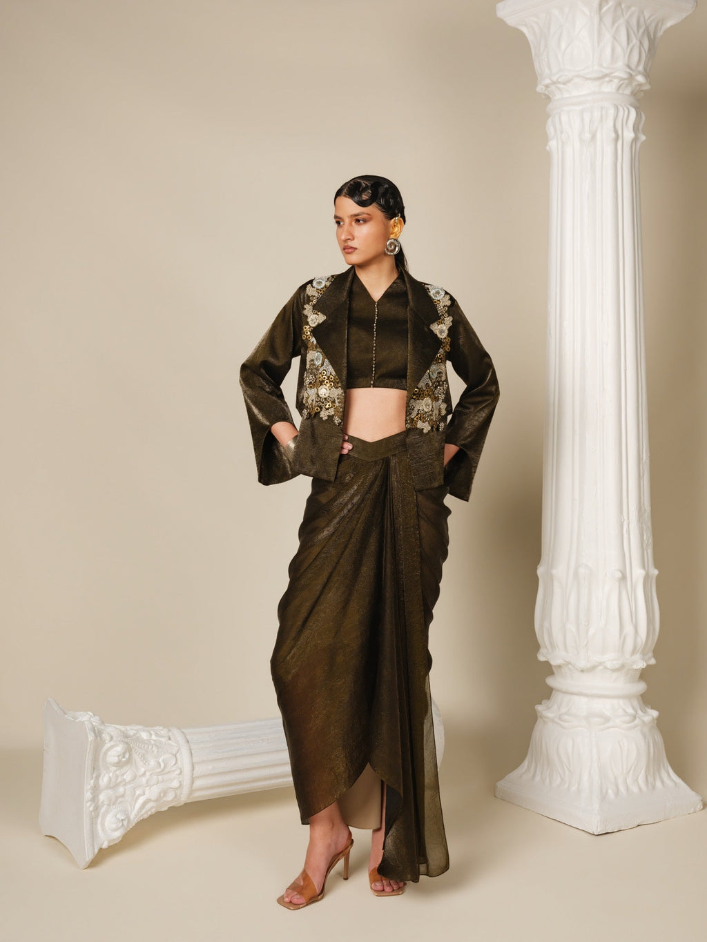 MOSS & METAL SKIRT SET