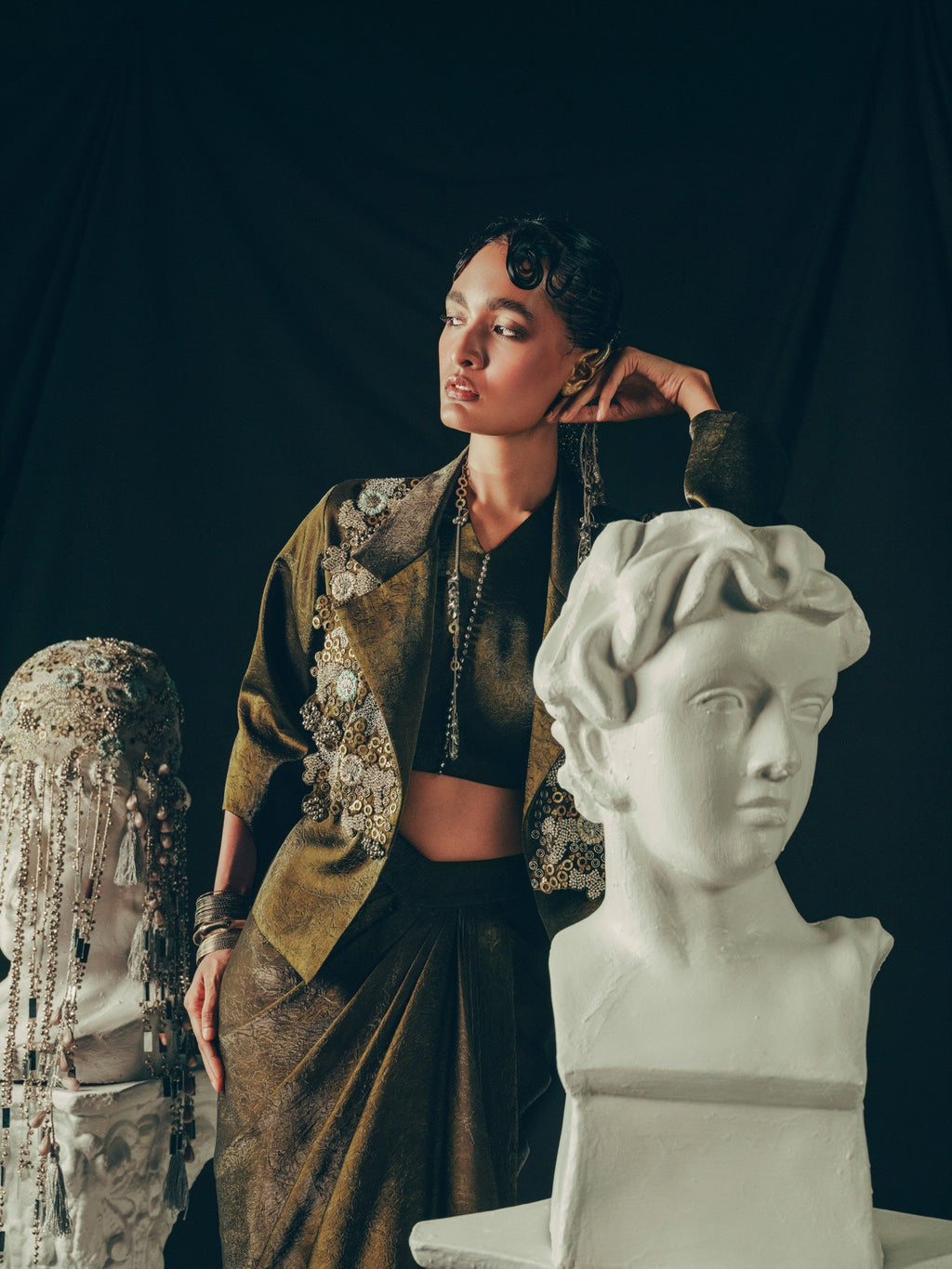 MOSS & METAL SKIRT SET