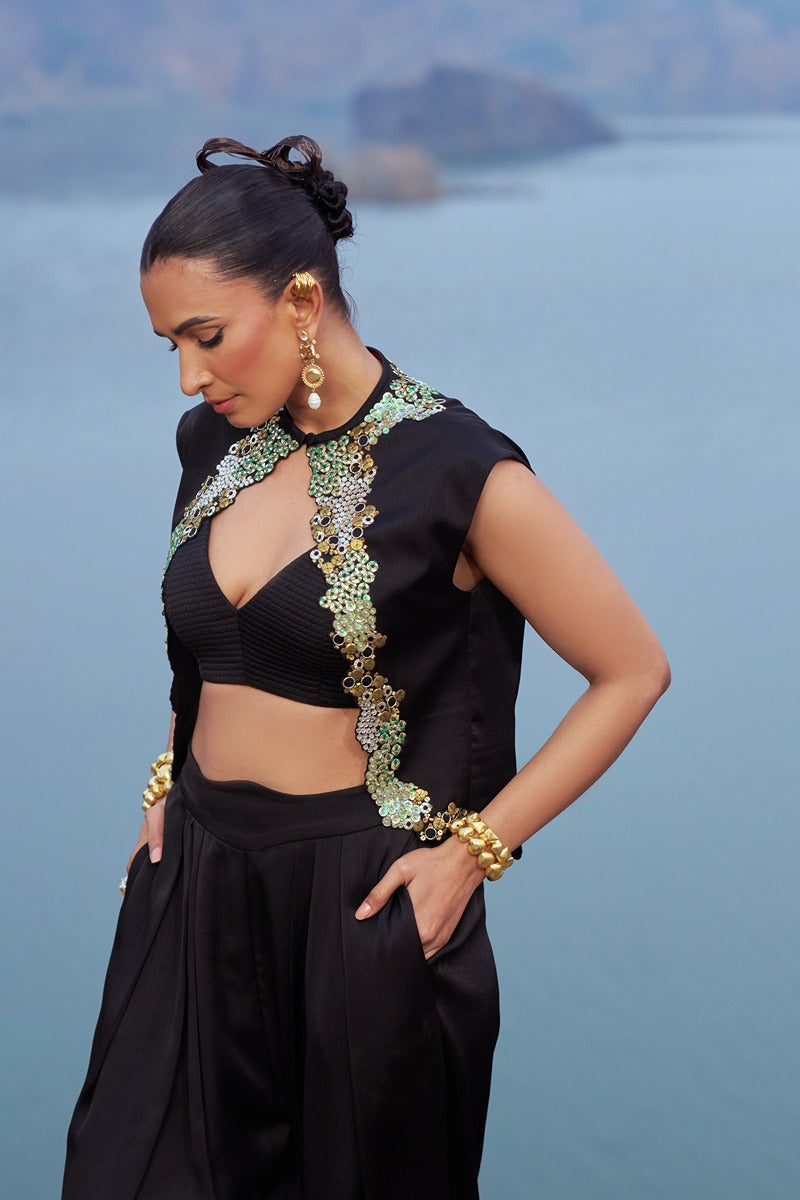 MIDNIGHT BLOOM CO-ORD SET