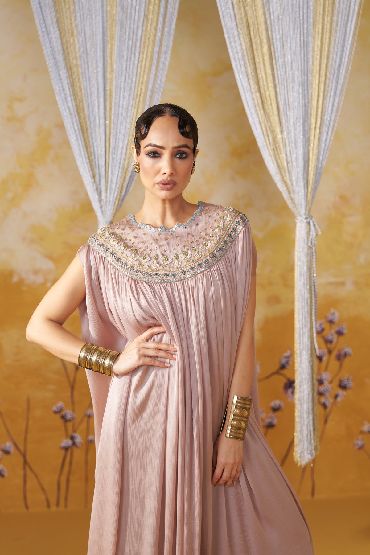 SHERYL BEIGE KAFTAN