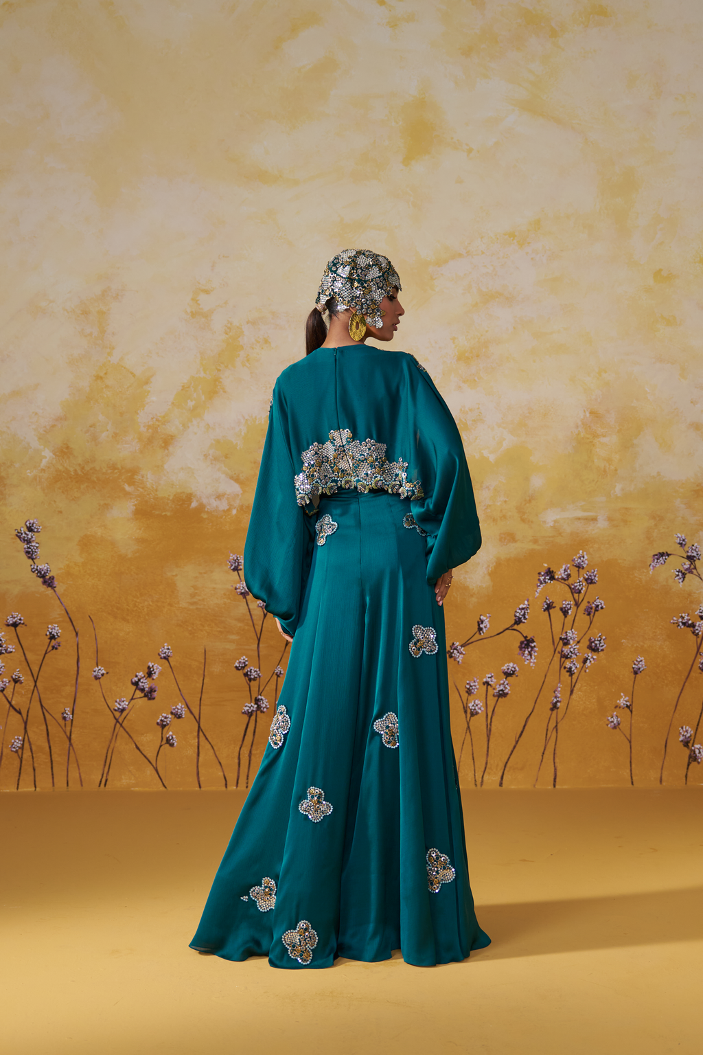 TWILL TEAL JUMPSUIT