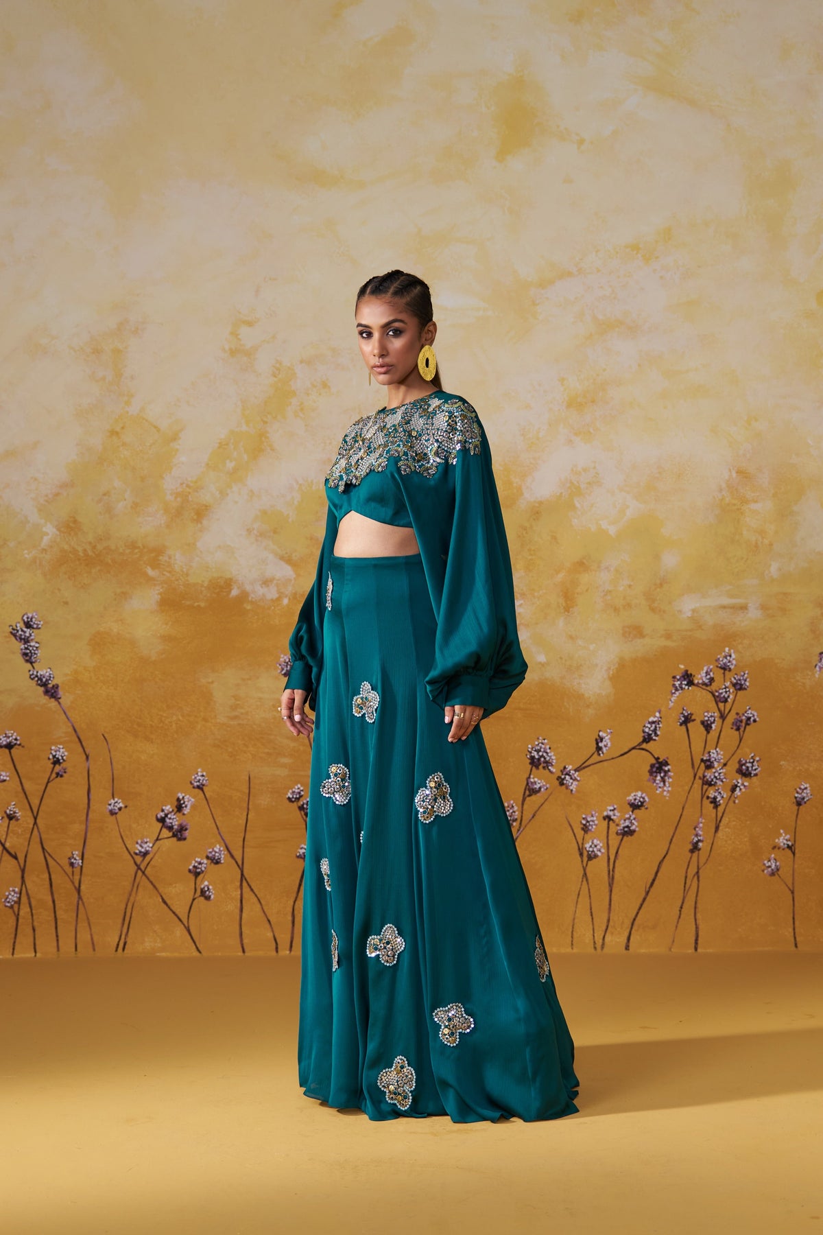 TWILL TEAL JUMPSUIT