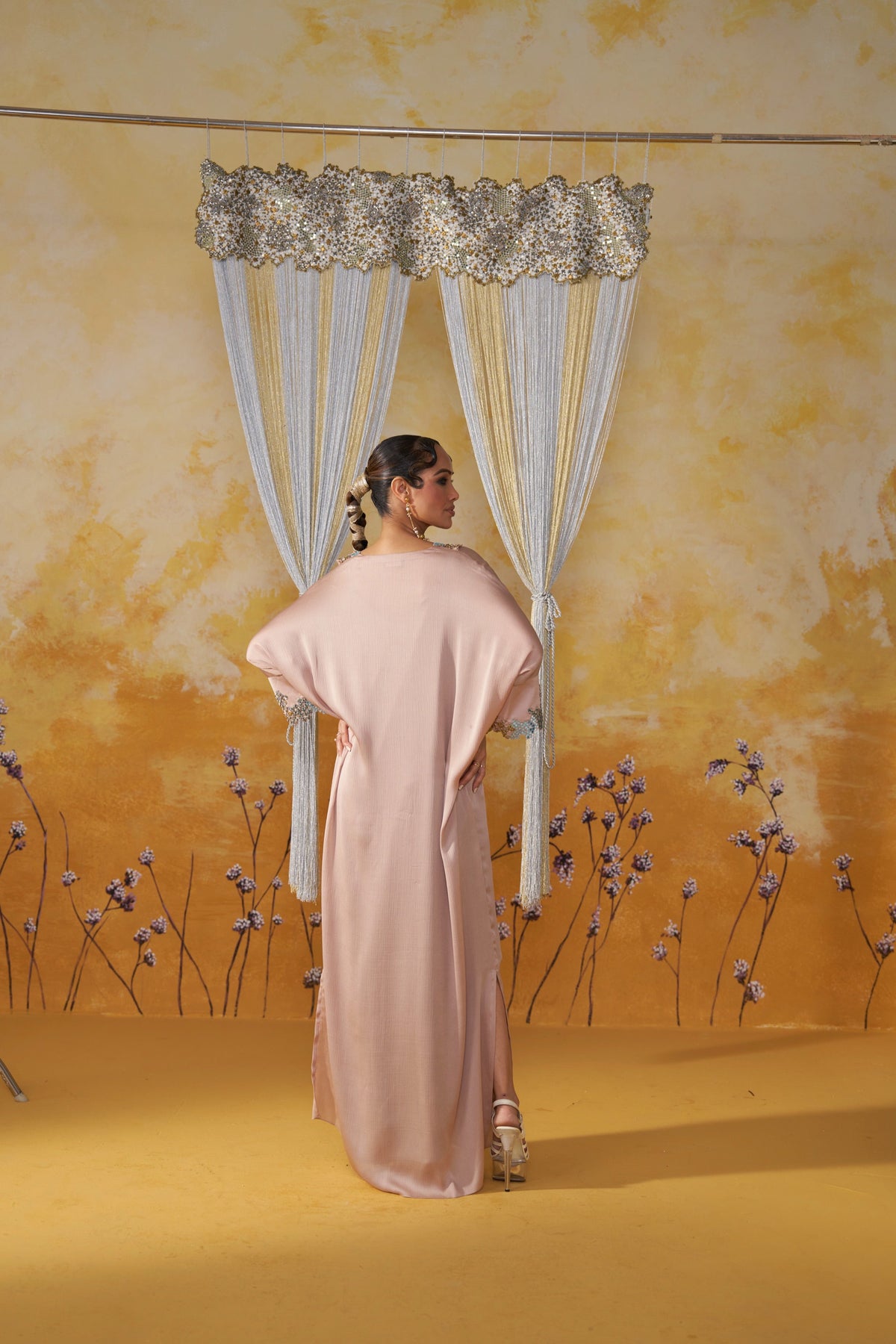 LIVID DRAPED KAFTAN