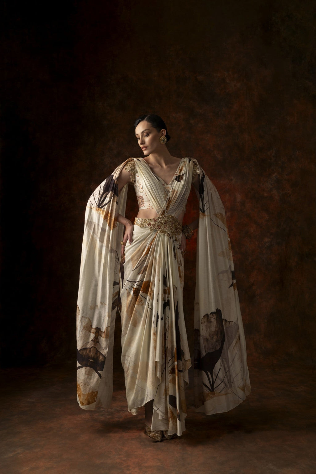 Nazakat Saree - A Drape Saree Set