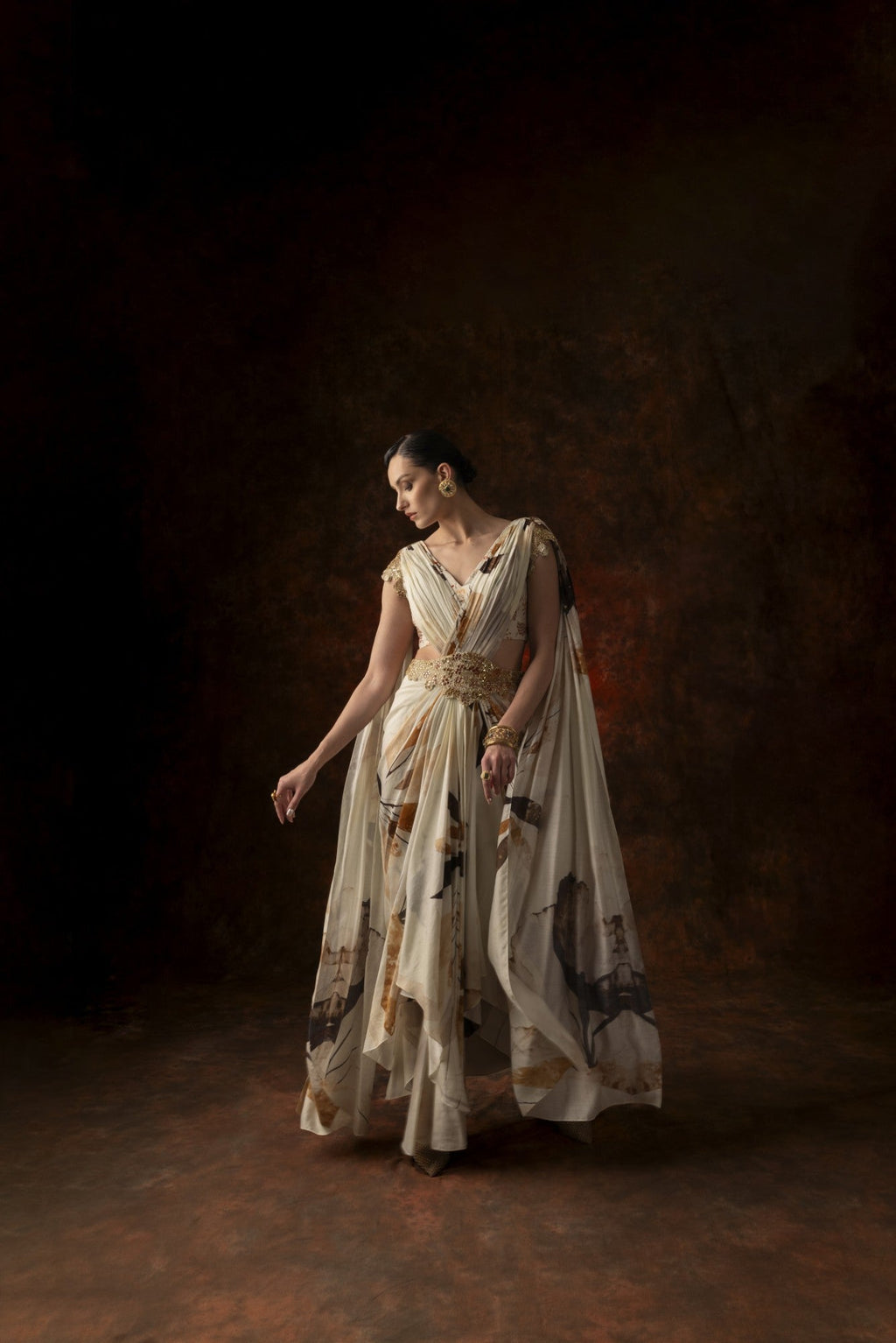 Nazakat Saree - A Drape Saree Set