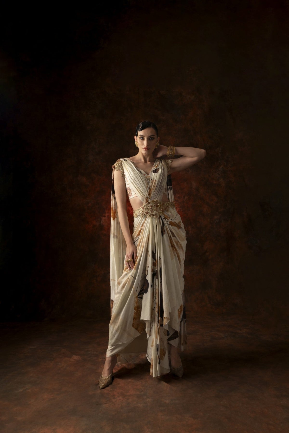 Nazakat Saree - A Drape Saree Set