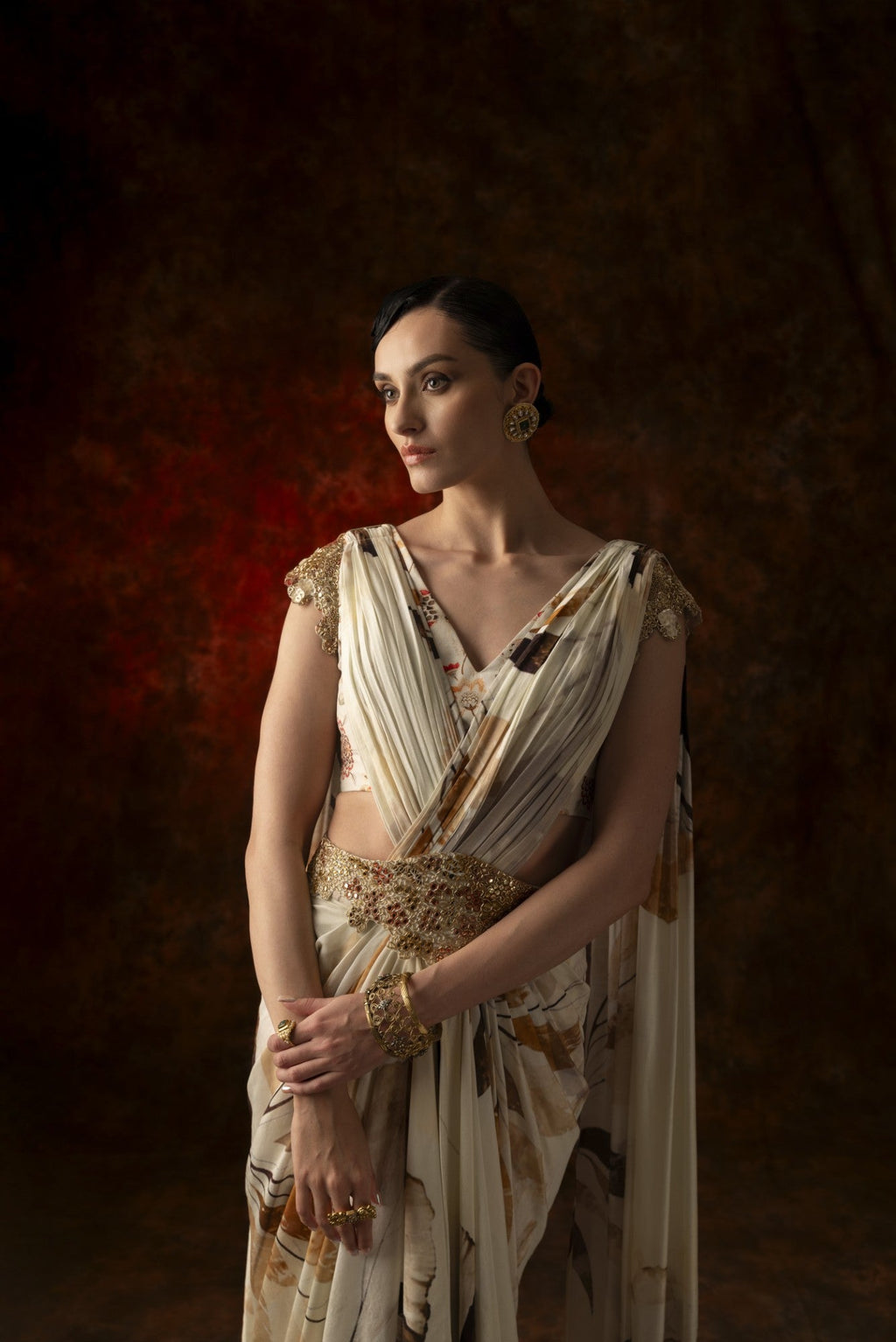 Nazakat Saree - A Drape Saree Set