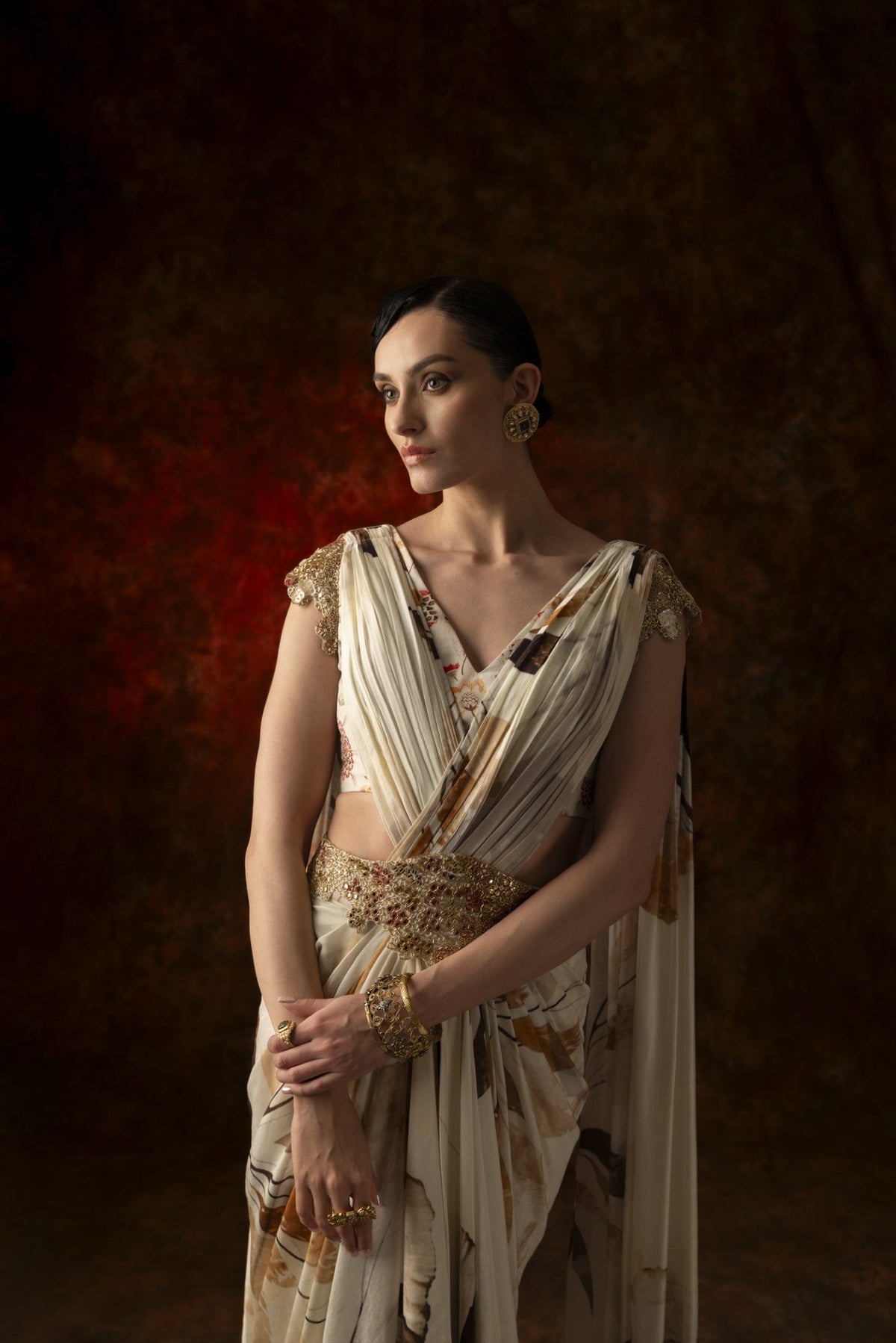 Nazakat Saree - A Drape Saree Set