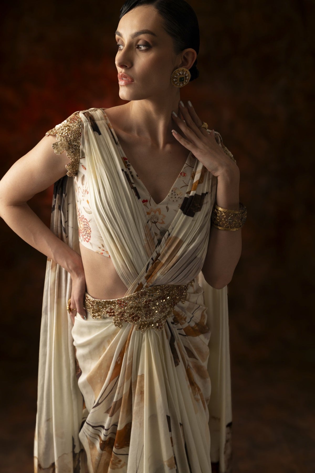 Nazakat Saree - A Drape Saree Set