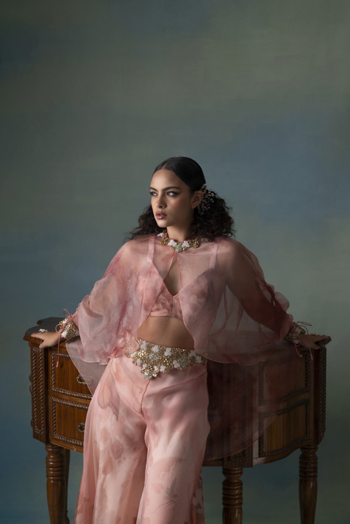 Pearl Radiance - A Sharara Set