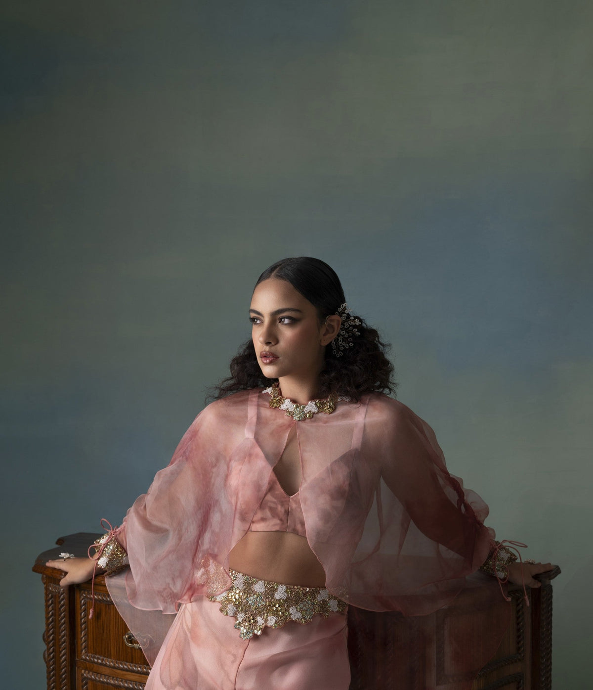 Pearl Radiance - A Sharara Set