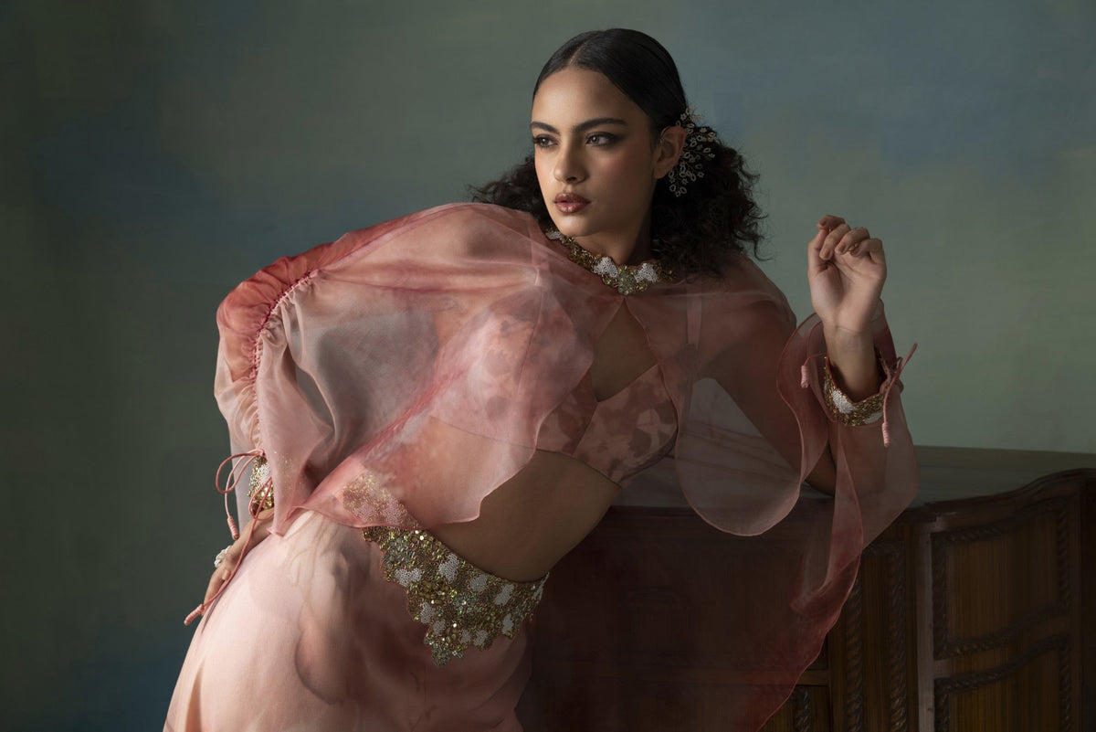 Pearl Radiance - A Sharara Set