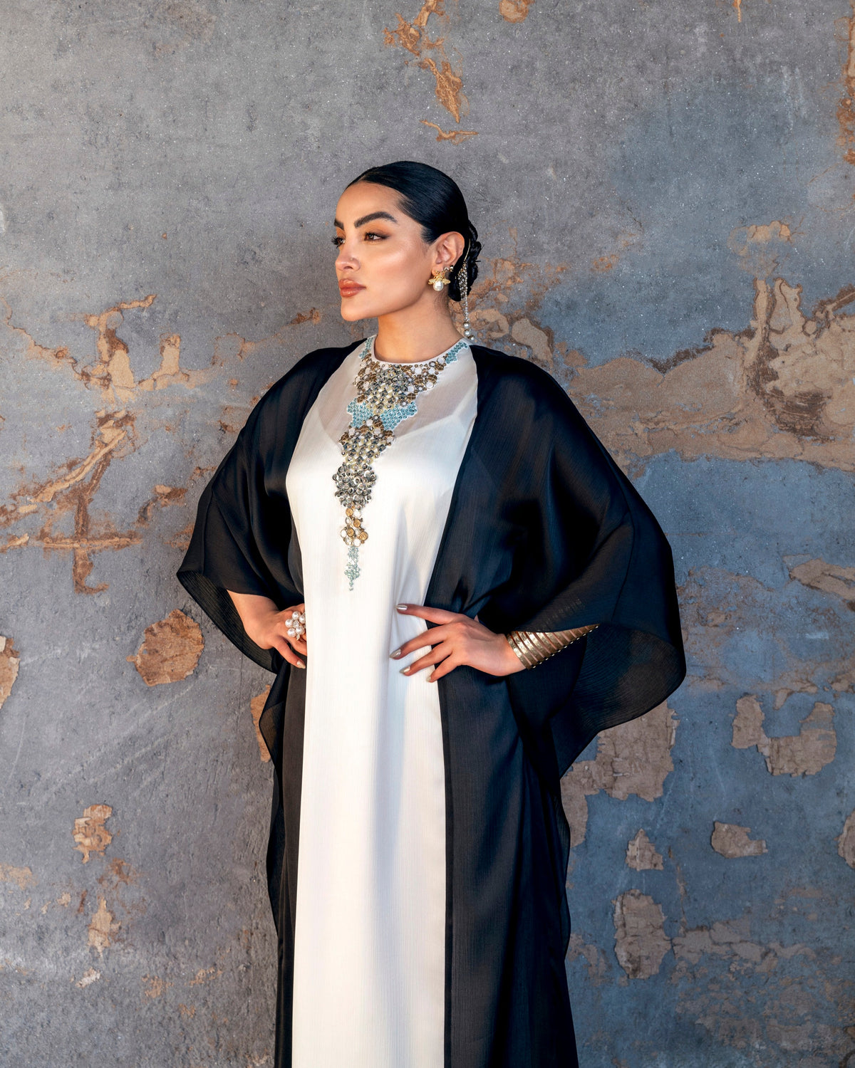SNOWY WISHPER KAFTAN