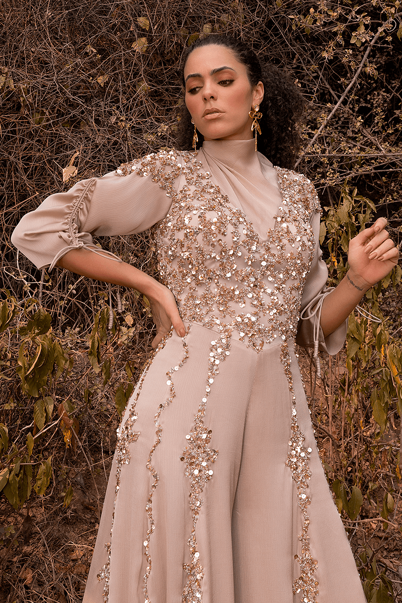 Embroidered Jumpsuit