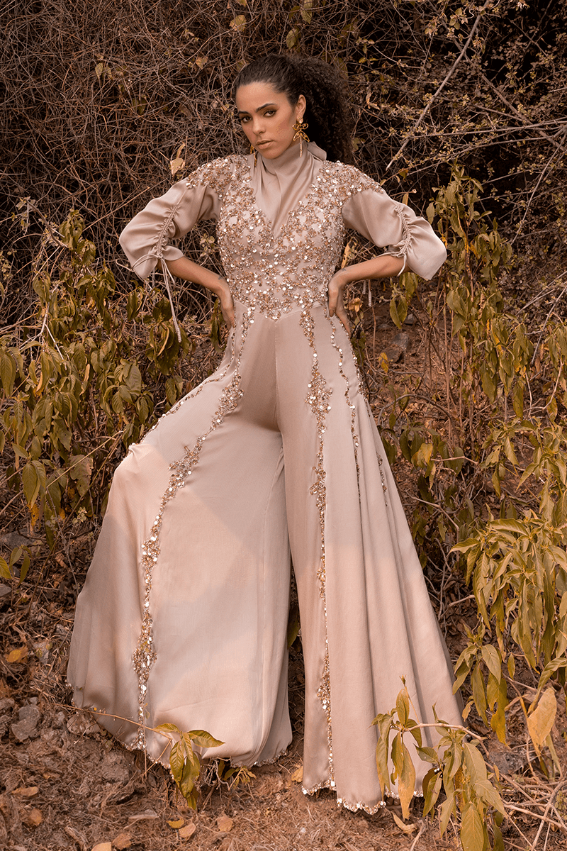 Embroidered Jumpsuit