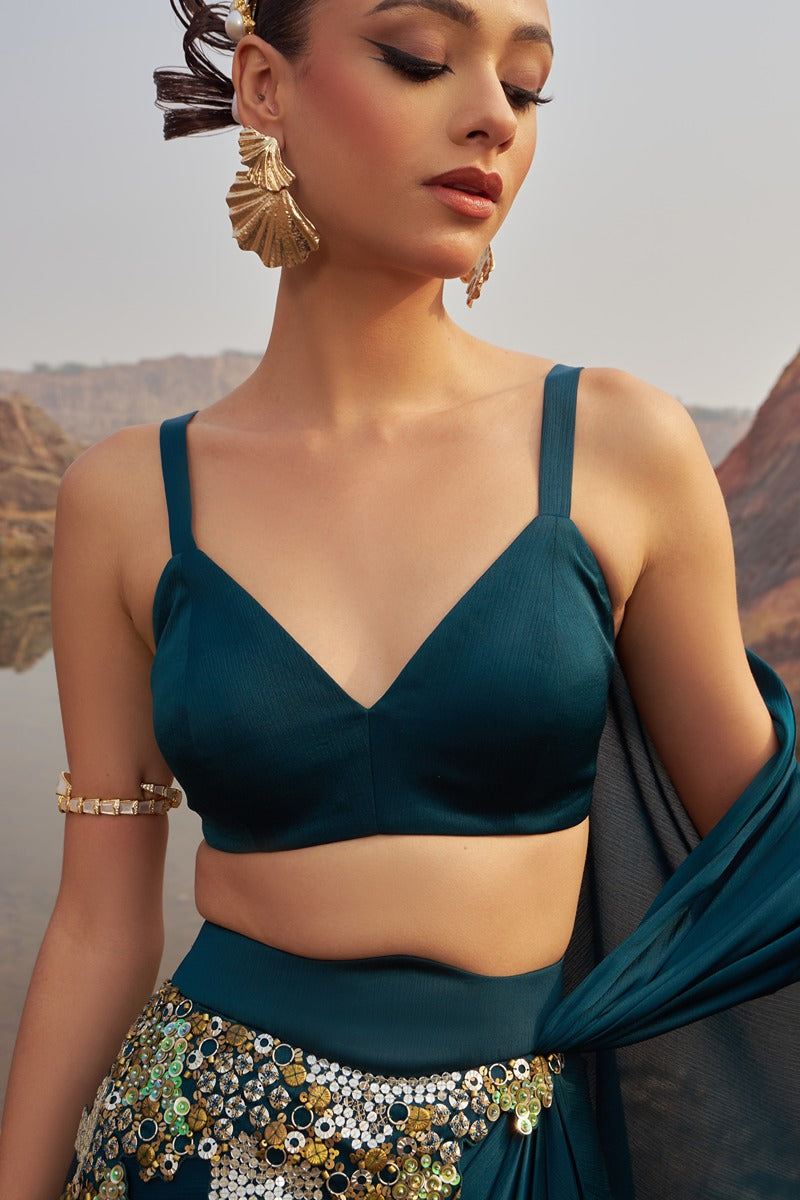 GLAMAURA DRAPE SAREE