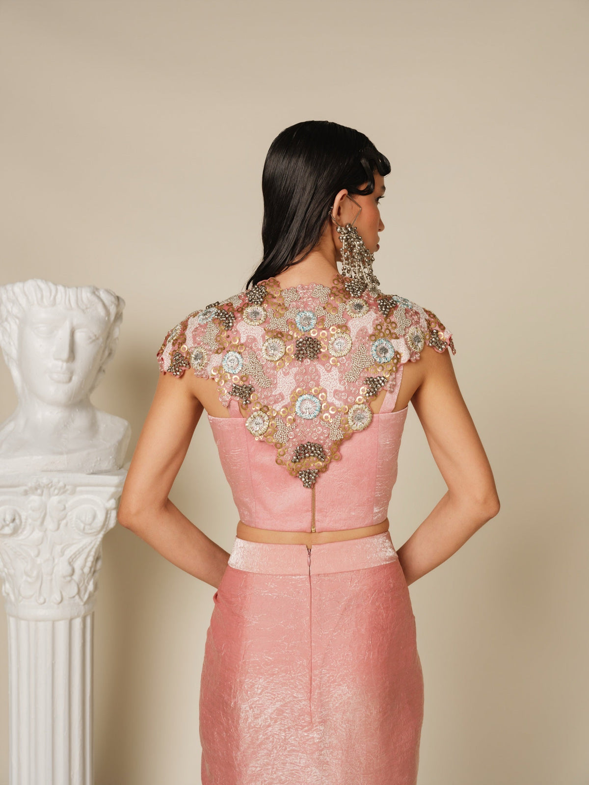 The Faded Shoulder Bloom Skirt Set