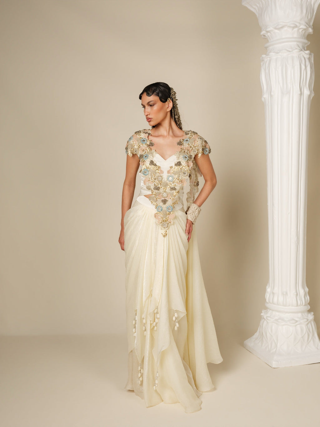 The Diva Drape Saree Set