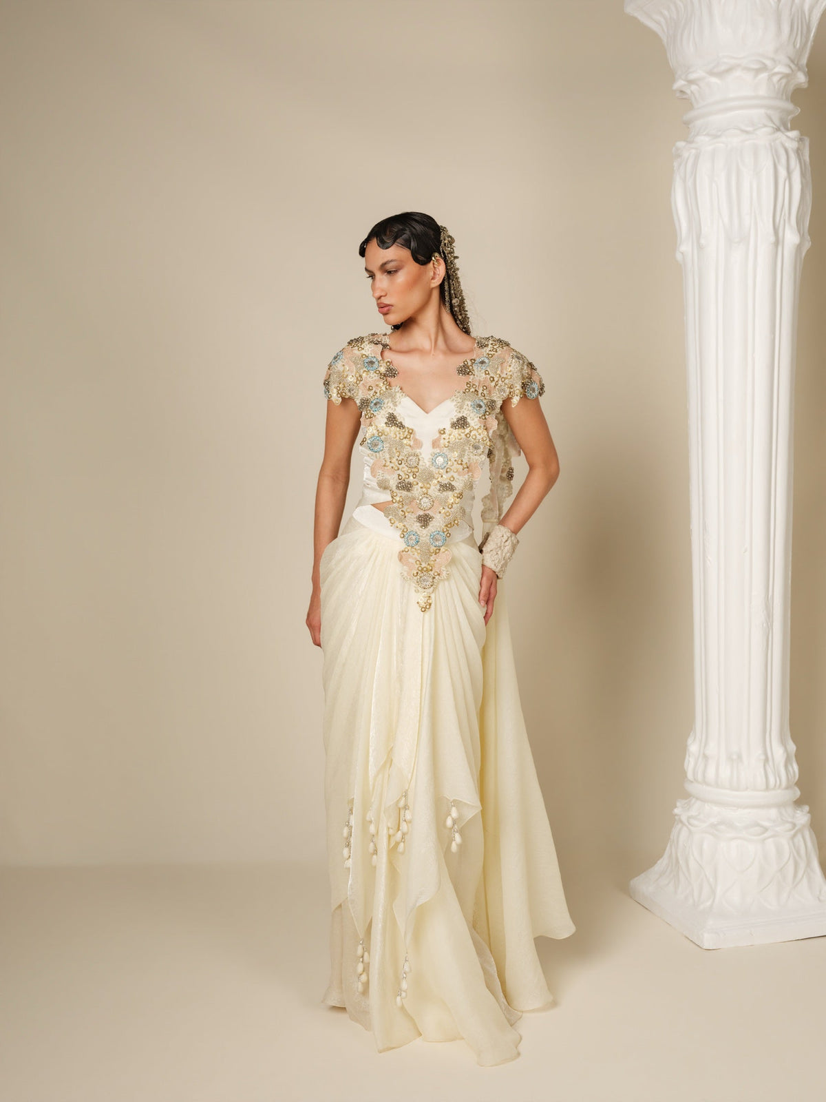 The Diva Drape Saree Set