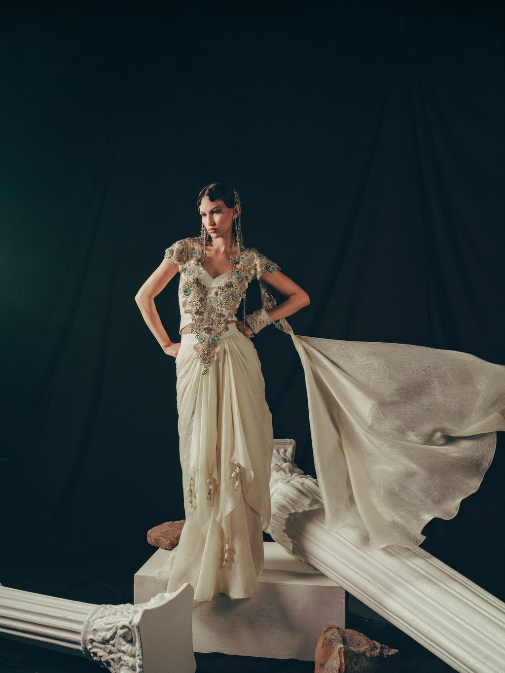 The Diva Drape Saree Set