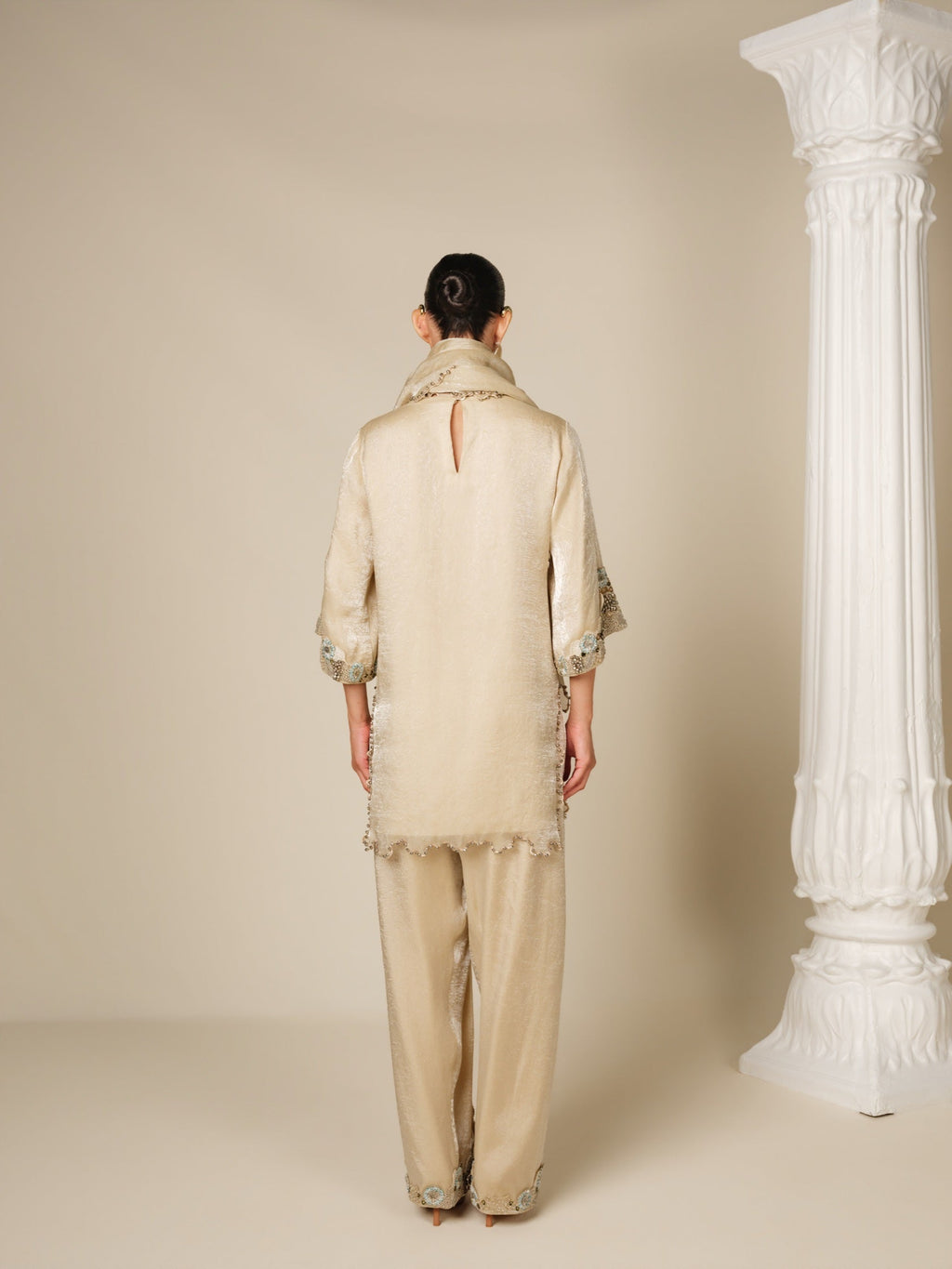 Ghungroo Poetry Tunic Set